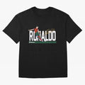 Cristiano Ronaldo Portugal Jersey -Last World Cup 2 Vintage Style Oversized T-Shirt Celebrate Supporters United by Match Day Hype around FIFA World Cup 2026, Messi, Neymar and Mbappe, Spain and Netherlands, Retro Football Energy, Iconic Rivalries,