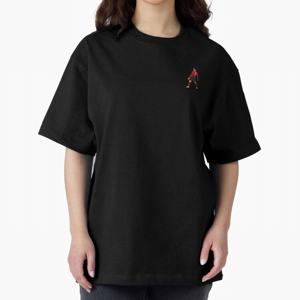 Cristiano Ronaldo Oversized T-Shirt Create FIFA World Cup 2026 USA Canada Mexico Spirit, Connected to Argentina and Brazil, Cristiano Ronaldo, Haaland and CR7, Vintage Soccer Flavor, Modern Football Stars, National Flags and Final Night Emotion;