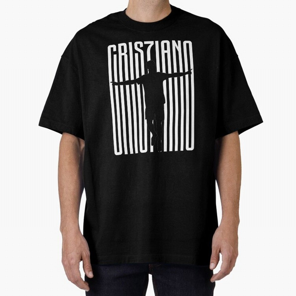 Cristiano Ronaldo Oversized T-Shirt Experience Match Day Hype around FIFA World Cup 2026 Group Stage, Haaland and Mbappe, England and Germany, Stadium Memories, Football Loyalty, International Chants and Championship Tradition; Ideal for Football