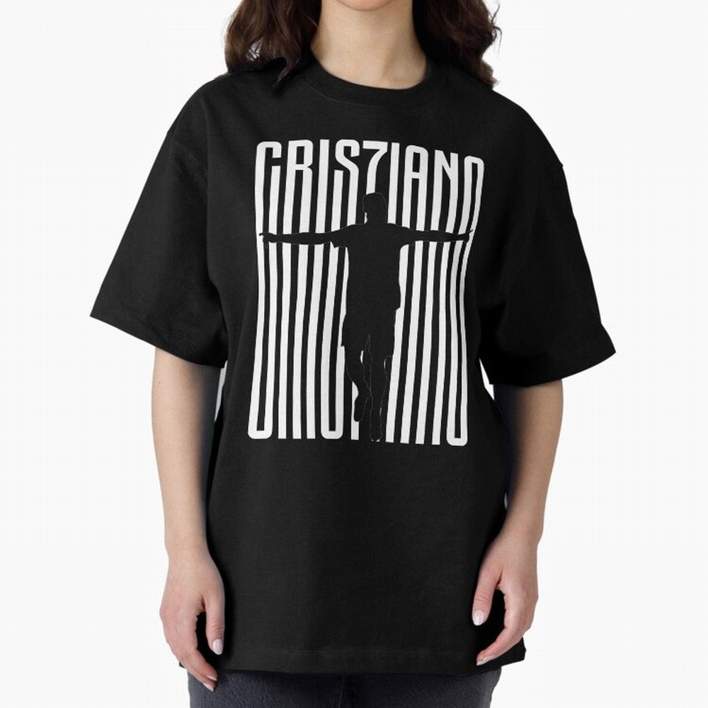 Cristiano Ronaldo Oversized T-Shirt Experience Match Day Hype around FIFA World Cup 2026 Group Stage, Haaland and Mbappe, England and Germany, Stadium Memories, Football Loyalty, International Chants and Championship Tradition; Ideal for Football