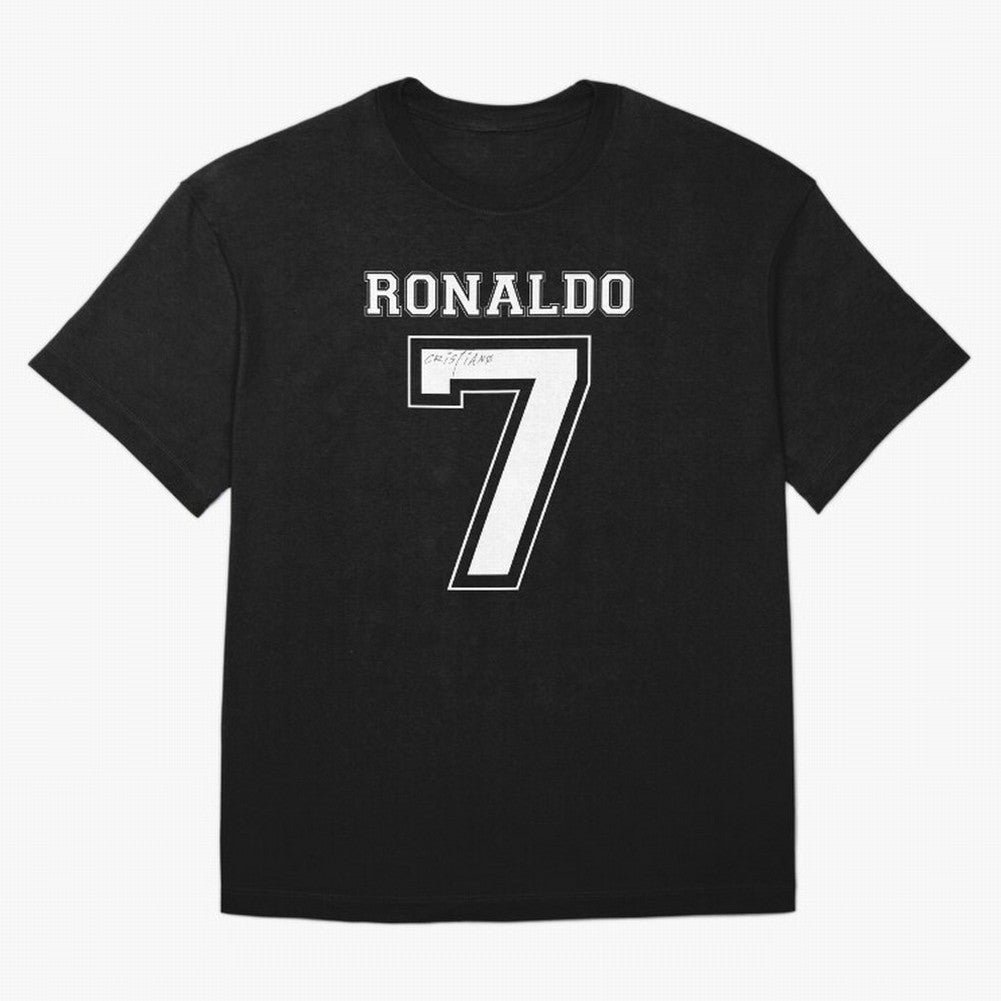 Cristiano Ronaldo Oversized T-Shirt Join the Countdown to Match Day Hype around FIFA World Cup 2026, Haaland, Germany, Fan Favorite Moments, National Team Passion, Big Match Drama and Soccer History; Great for Watch Parties, Sports Bars, Family