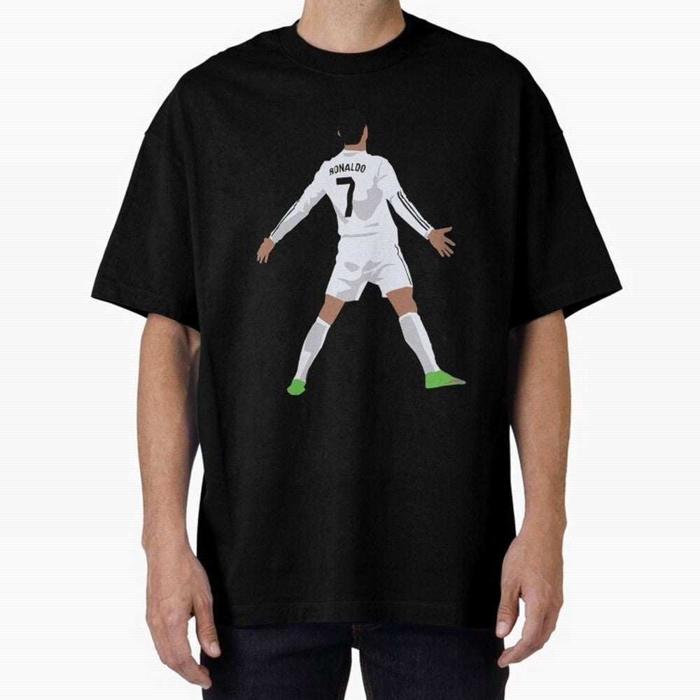 Cristiano Ronaldo Classic T-Shirt Oversized T-Shirt Celebrate Fan Favorites in Global Football Passion for FIFA World Cup 2026 Group Stage, Capturing Mbappe, Portugal, Spain and Germany, Football Festival Excitement, Trophy Ambitions, Country