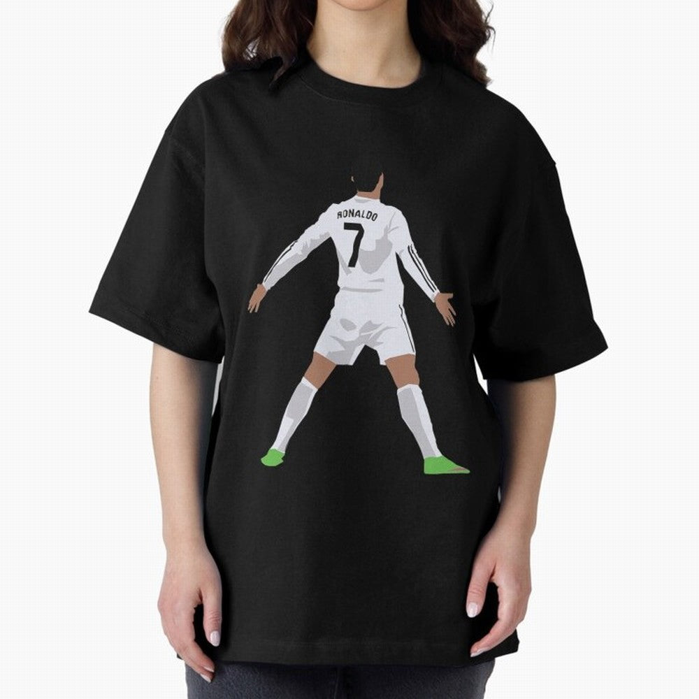 Cristiano Ronaldo Classic T-Shirt Oversized T-Shirt Celebrate Fan Favorites in Global Football Passion for FIFA World Cup 2026 Group Stage, Capturing Mbappe, Portugal, Spain and Germany, Football Festival Excitement, Trophy Ambitions, Country
