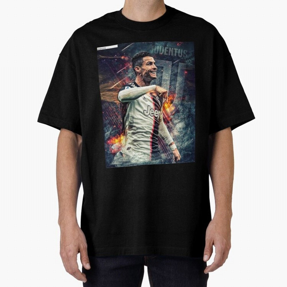 Wallpaper Cristiano Ronaldo Oversized T-Shirt Showcase Match Day Hype around FIFA World Cup 2026, Messi and Cristiano Ronaldo, France, Match Day Excitement, Supporter Culture, Golden Goals and Global Football Passion; Made for Die Hard Supporters,