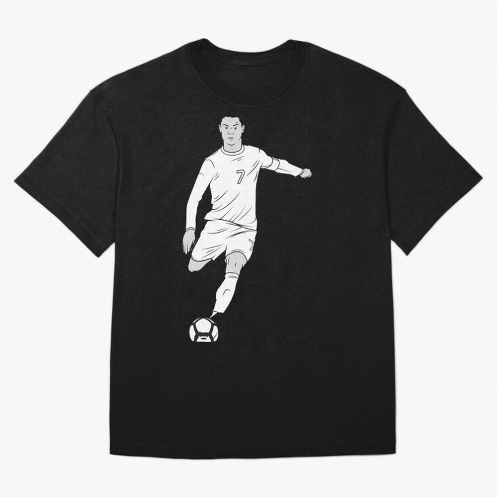 Cristiano Ronaldo Oversized T-Shirt Represent the Passion of Match Day Hype around FIFA World Cup 2026, Haaland and Mbappe, Argentina, France and Brazil, Soccer Culture, Superstar Moments, National Team Dreams and Competitive Fire; Made for Die