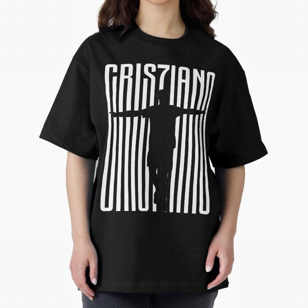 Cristiano Ronaldo Oversized T-Shirt Live the Energy of Match Day Hype around FIFA World Cup 2026 USA Canada Mexico, Messi, CR7 and Mbappe, Spain and Netherlands, Fan Favorite Moments, National Team Passion, Big Match Drama and Soccer History; Made