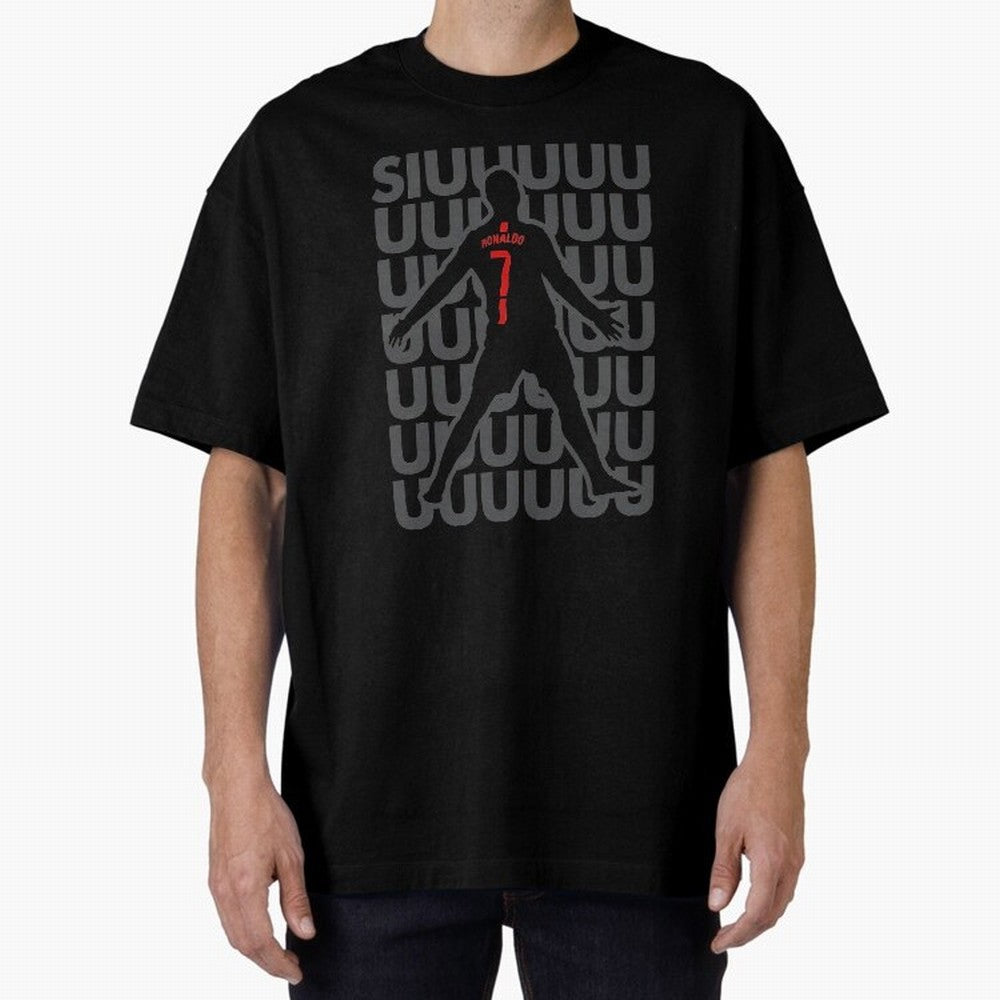 Cristiano Ronaldo Oversized T-Shirt Follow Every Goal of Global Football Passion for FIFA World Cup 2026 USA Canada Mexico, Inspired by Neymar, Haaland and Cristiano Ronaldo, England, Worldwide Fan Energy, Dramatic Goals, Stadium Lights and