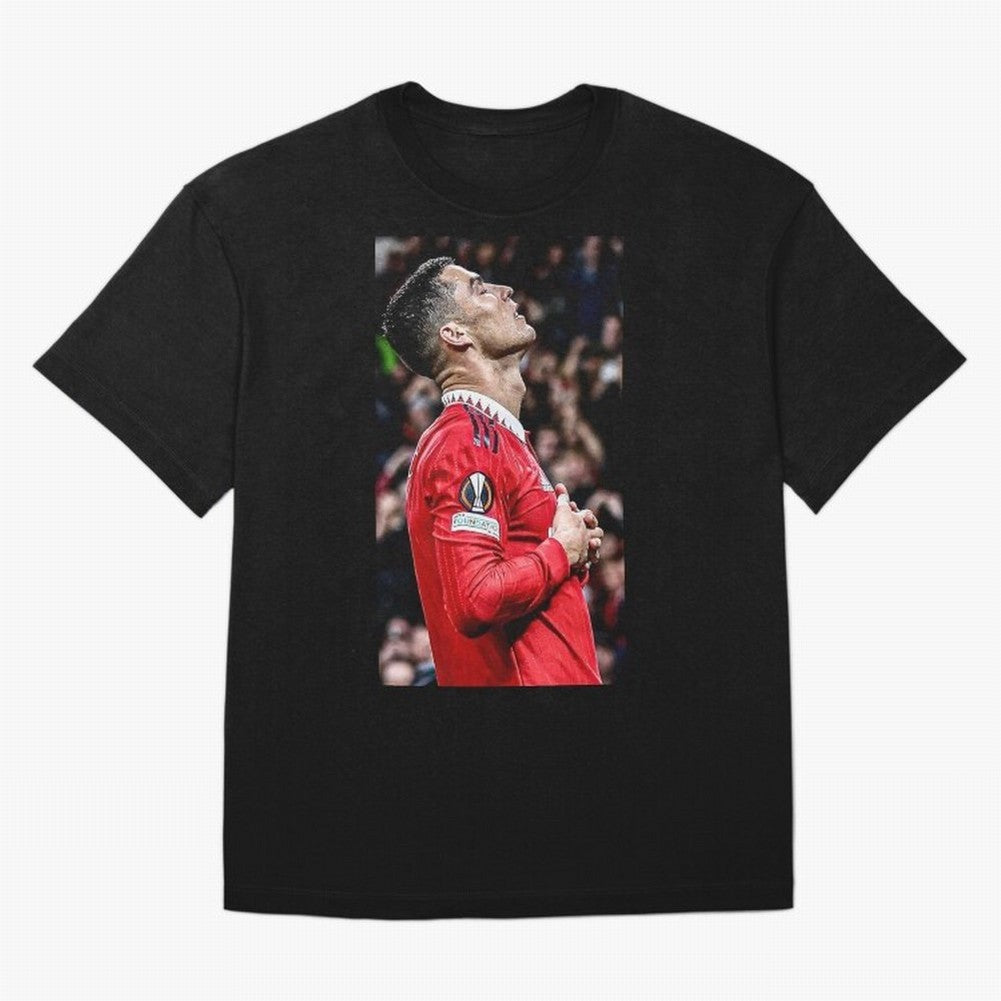 Cristiano Ronaldo CR7 Oversized T-Shirt Bring Trophy Dreams to Global Football Passion for FIFA World Cup 2026, Filled with Cristiano Ronaldo, Haaland and CR7, Germany, Sports Nostalgia, International Competition, Famous Players and Unforgettable
