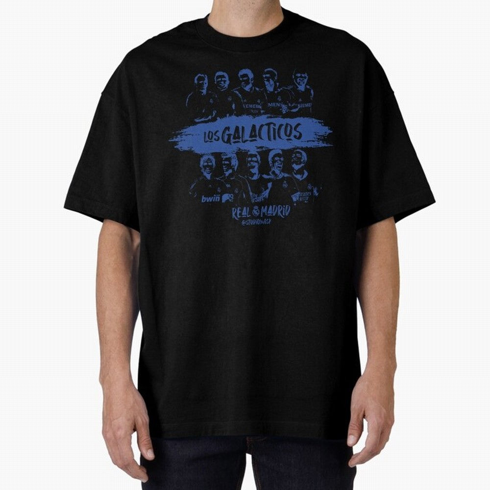 Los Galacticos Oversized T-Shirt Celebrate Rivalries and Pride in FIFA World Cup 2026 Group Stage for Fans of Neymar and Portugal, Bringing Classic Soccer Heritage, Championship Pressure, Fan Loyalty and International Pride; Ideal for Fans Who