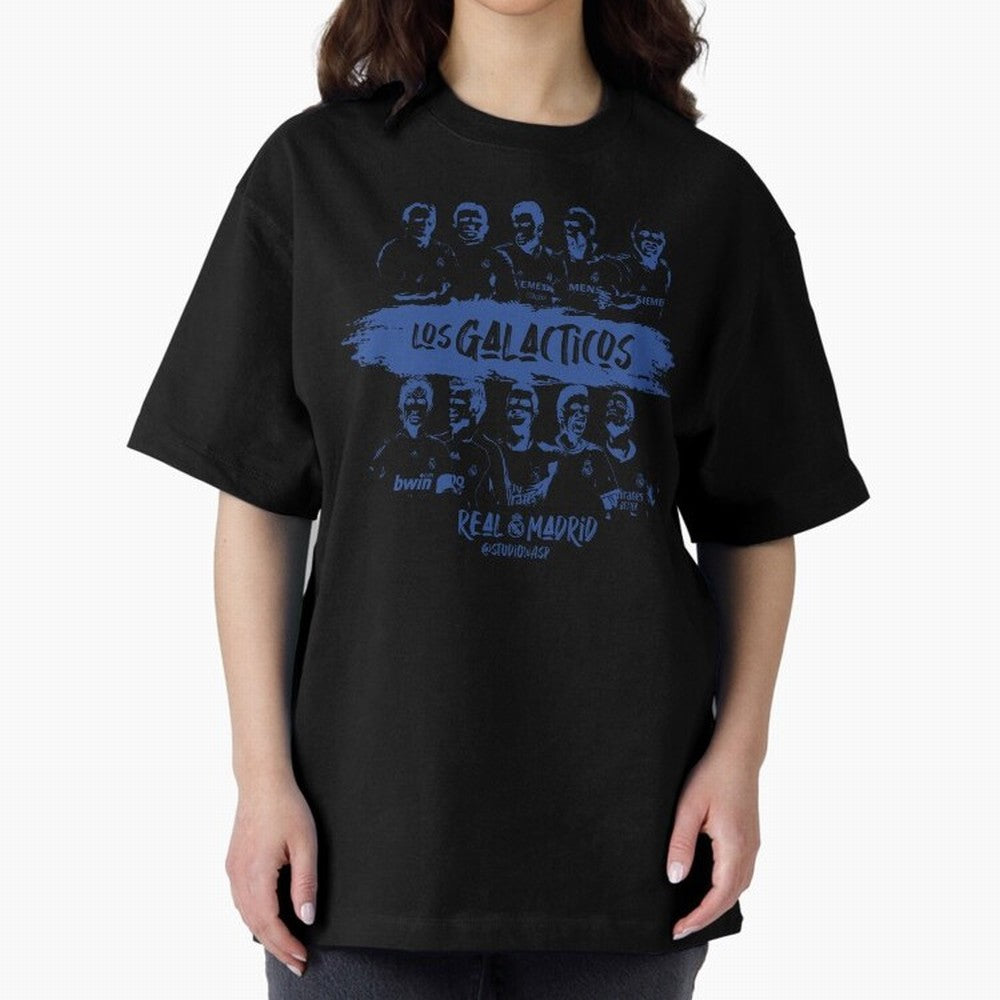 Los Galacticos Oversized T-Shirt Celebrate Rivalries and Pride in FIFA World Cup 2026 Group Stage for Fans of Neymar and Portugal, Bringing Classic Soccer Heritage, Championship Pressure, Fan Loyalty and International Pride; Ideal for Fans Who