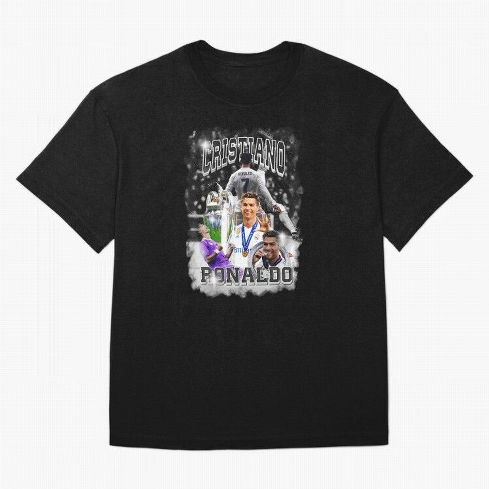 Cristiano Ronaldo Oversized T-Shirt Make Your Look Match Global Football Passion for FIFA World Cup 2026 USA Canada Mexico, Inspired by Haaland and Mbappe, England and Germany, Global Supporter Spirit, Legendary Goals, National Colors and