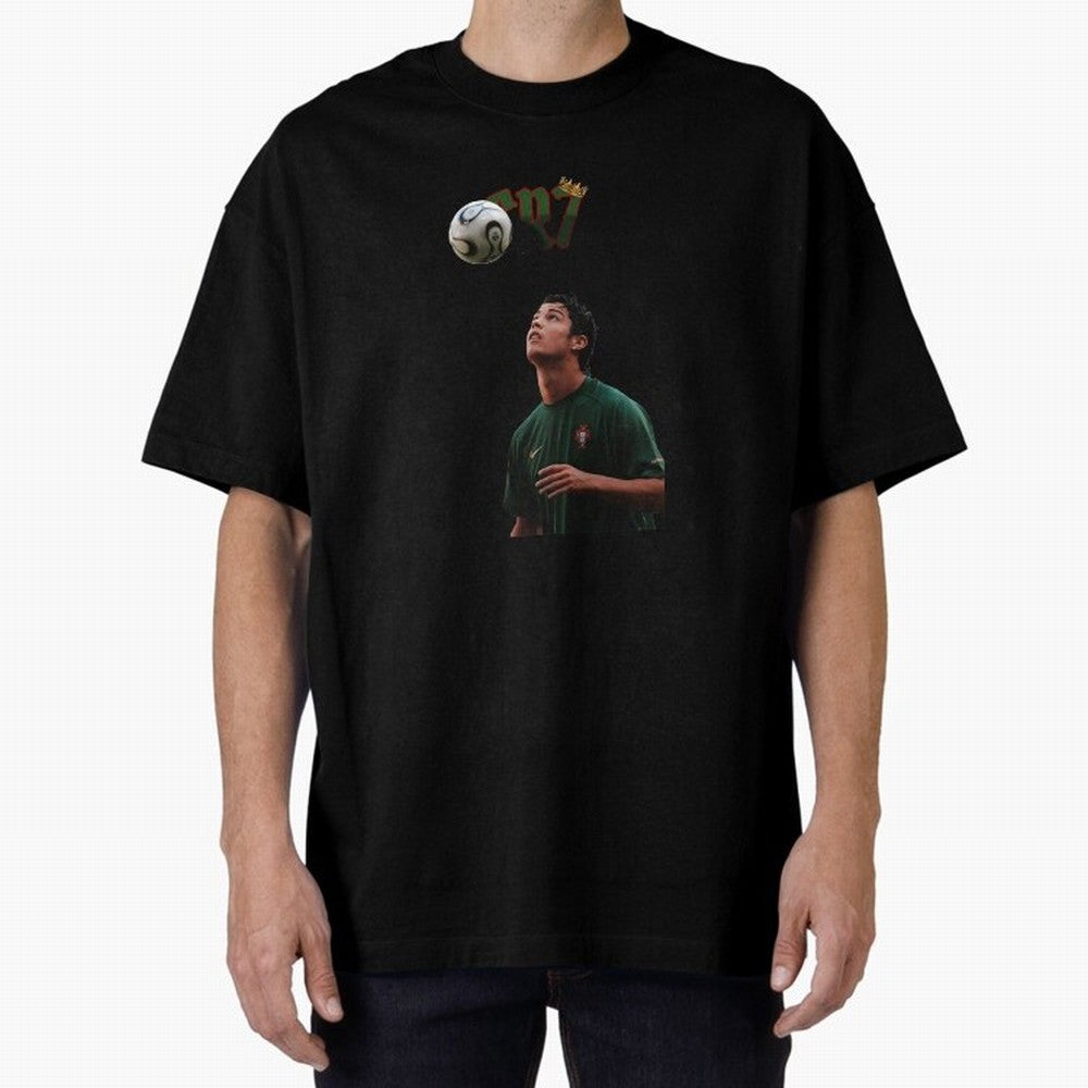Cristiano Ronaldo Oversized T-Shirt Celebrate Every Goal in the FIFA World Cup 2026 Group Stage Journey through Neymar, Haaland and Cristiano Ronaldo Highlights, France and Portugal Pride, Football History, Final Match Energy, Crowd Noise and Once