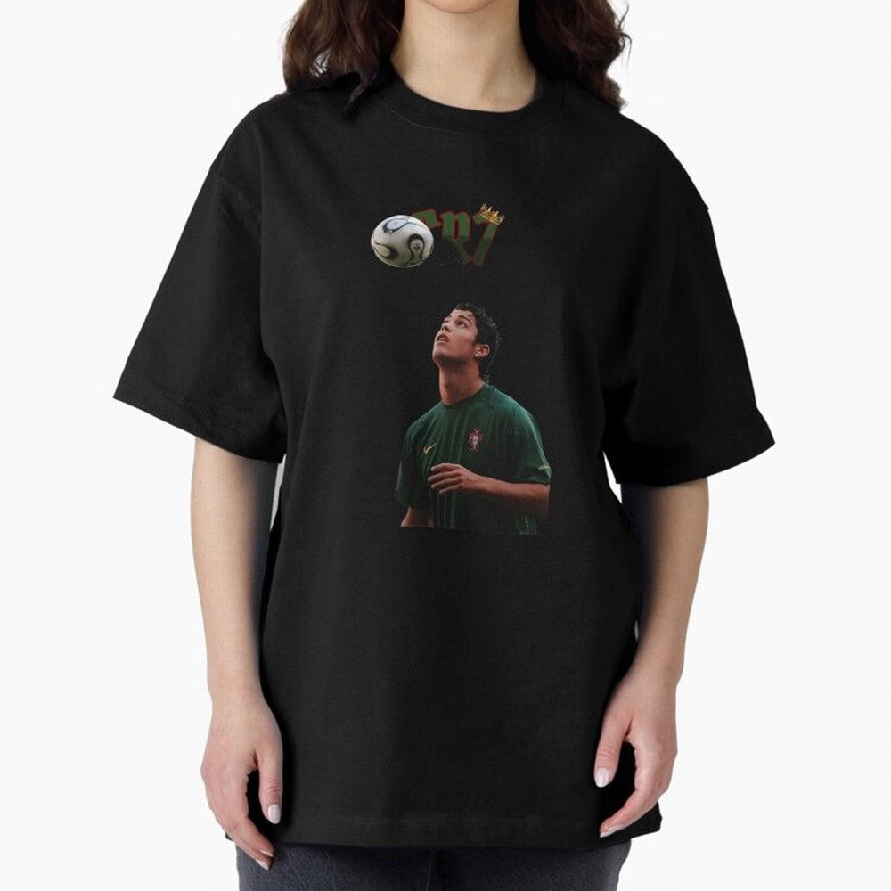 Cristiano Ronaldo Oversized T-Shirt Celebrate Every Goal in the FIFA World Cup 2026 Group Stage Journey through Neymar, Haaland and Cristiano Ronaldo Highlights, France and Portugal Pride, Football History, Final Match Energy, Crowd Noise and Once
