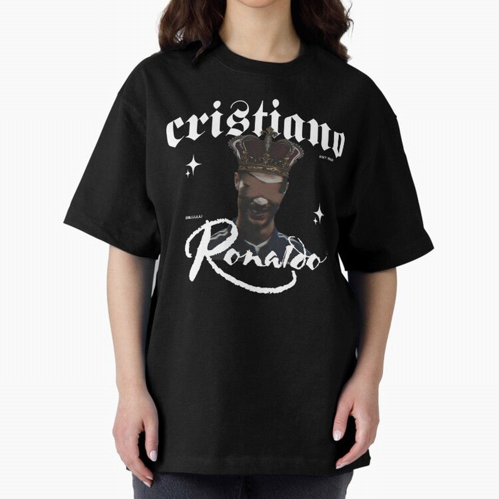 CR7 King edition Oversized T-Shirt Celebrate Every Goal in FIFA World Cup 2026 Group Stage Spirit, Connected to Brazil, Portugal and Argentina, Messi, Neymar and Mbappe, Stadium Memories, Football Loyalty, International Chants and Championship