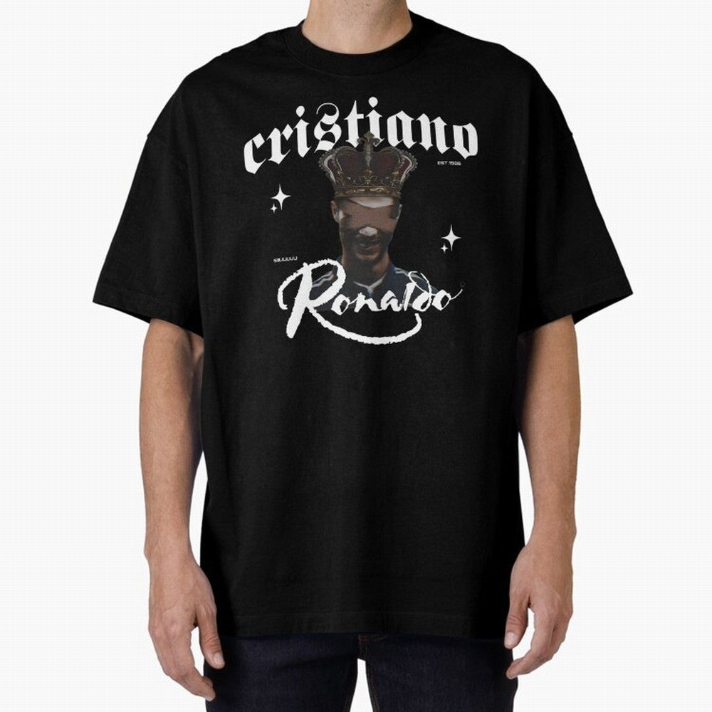 CR7 King edition Oversized T-Shirt Celebrate Every Goal in FIFA World Cup 2026 Group Stage Spirit, Connected to Brazil, Portugal and Argentina, Messi, Neymar and Mbappe, Stadium Memories, Football Loyalty, International Chants and Championship