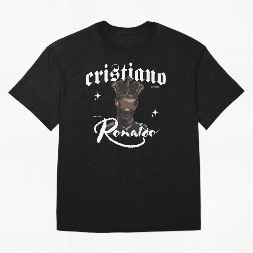 CR7 King edition Oversized T-Shirt Celebrate Every Goal in FIFA World Cup 2026 Group Stage Spirit, Connected to Brazil, Portugal and Argentina, Messi, Neymar and Mbappe, Stadium Memories, Football Loyalty, International Chants and Championship