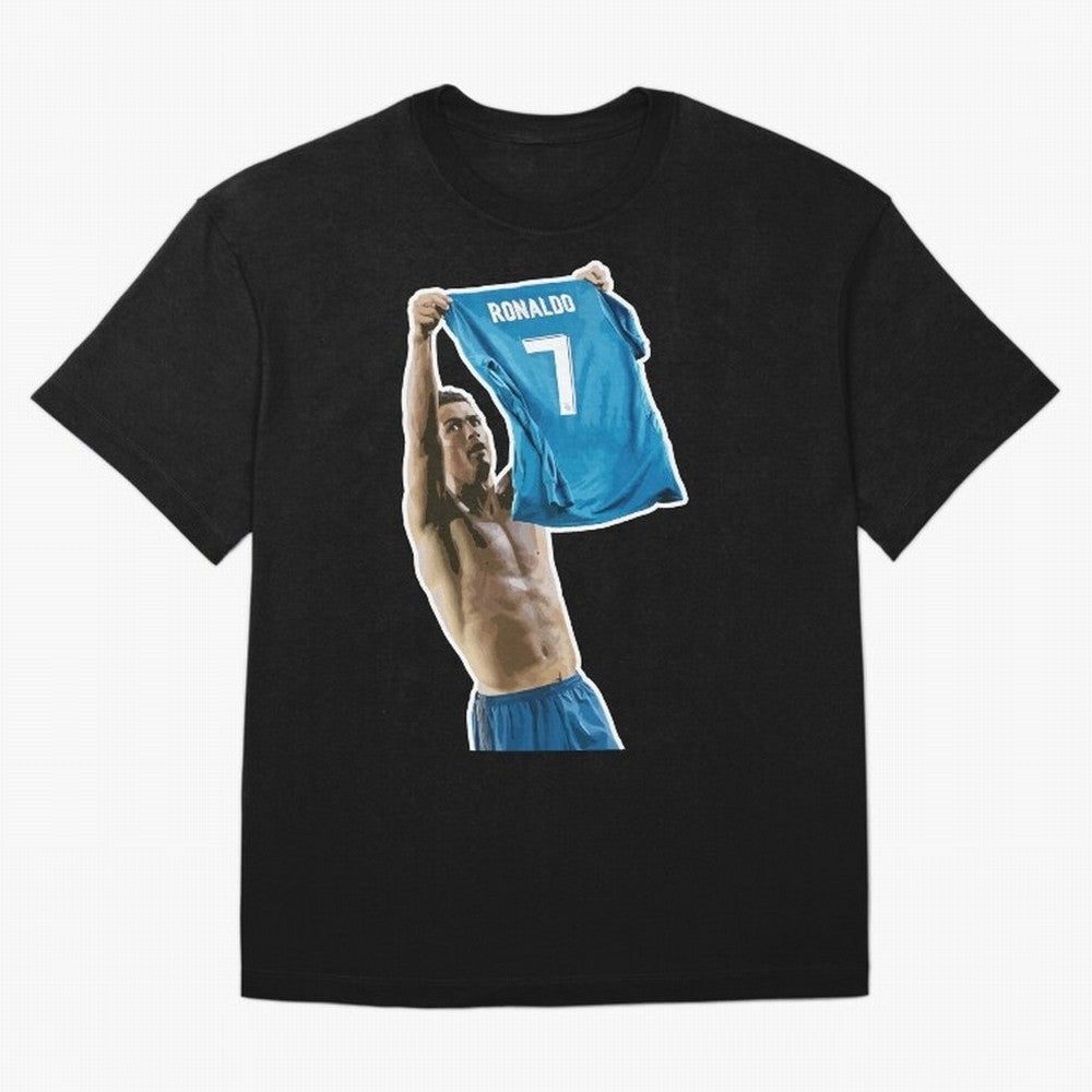 Cristiano Ronaldo Oversized T-Shirt Live the Energy of Match Day Hype around FIFA World Cup 2026 USA Canada Mexico, Messi, CR7 and Mbappe, Spain and Netherlands, Fan Favorite Moments, National Team Passion, Big Match Drama and Soccer History; Made