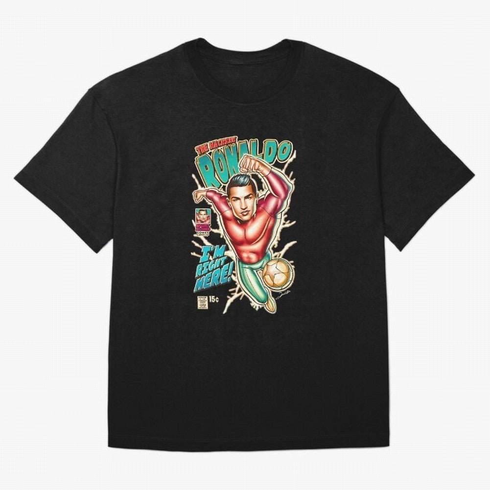 Cristiano Ronaldo CR7 Cristiano Ronaldo Oversized T-Shirt Remember Iconic Moments from Match Day Hype around FIFA World Cup 2026 USA Canada Mexico, Neymar, Haaland and Cristiano Ronaldo, Argentina, France and Brazil, Classic Soccer Heritage,