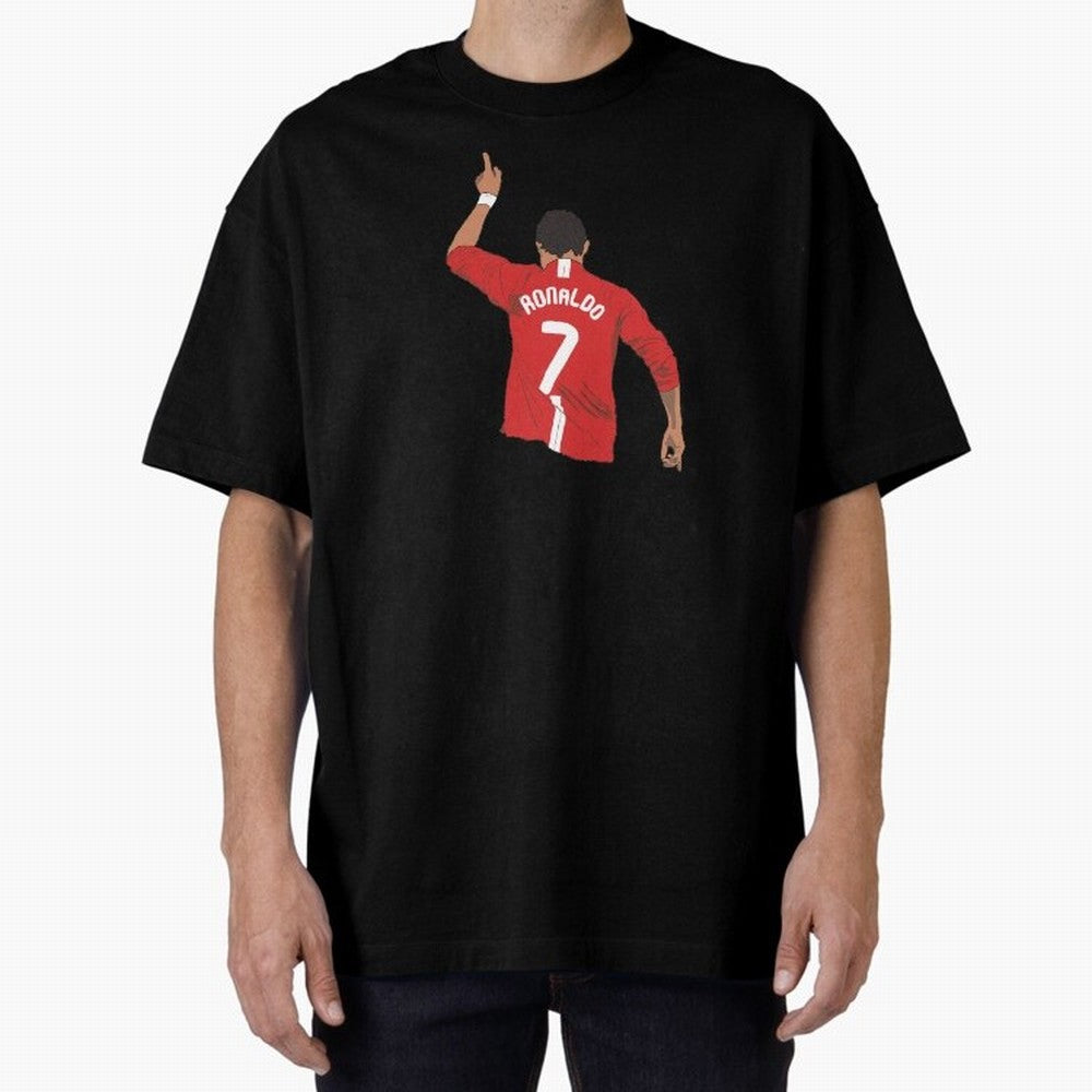Cristiano Ronaldo MUFC Oversized T-Shirt Show Fan Pride Across FIFA World Cup 2026 USA Canada Mexico Built around Cristiano Ronaldo, Spain Energy, Fan Favorite Moments, National Team Passion, Big Match Drama and Soccer History; Great for Watch