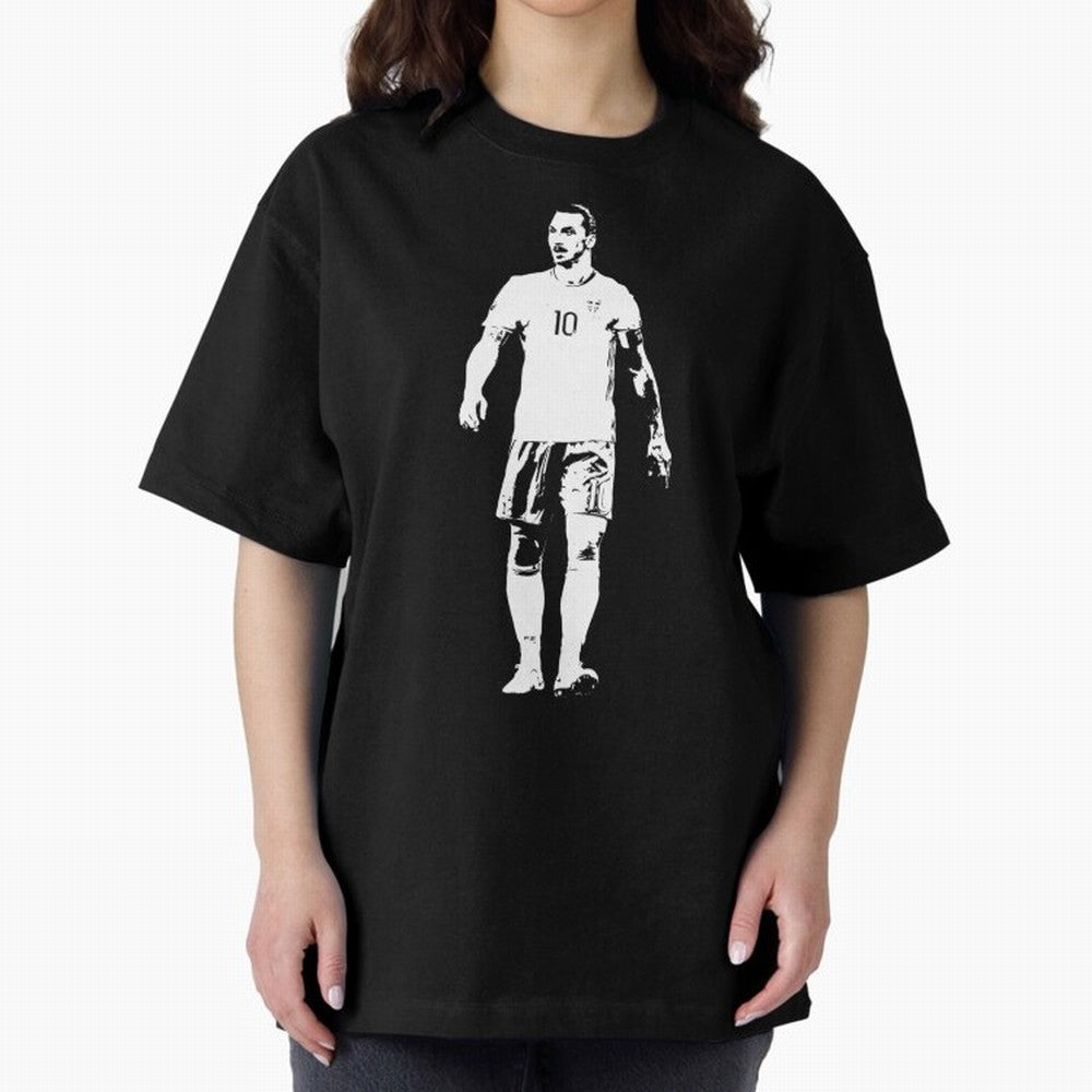 Zlatan-Ibra Oversized T-Shirt Capture Global Football Passion for FIFA World Cup 2026 USA Canada Mexico, Capturing Messi, CR7 and Mbappe, England, France and Netherlands, Global Supporter Spirit, Legendary Goals, National Colors and Tournament