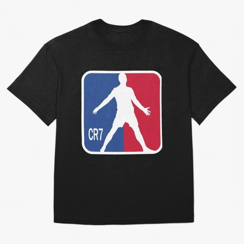 Cristiano Ronaldo 1 Oversized T-Shirt Celebrate Fan Culture around Global Football Passion for FIFA World Cup 2026 USA Canada Mexico, Built around CR7 and Messi, France and Portugal, Fan Favorite Moments, National Team Passion, Big Match Drama and