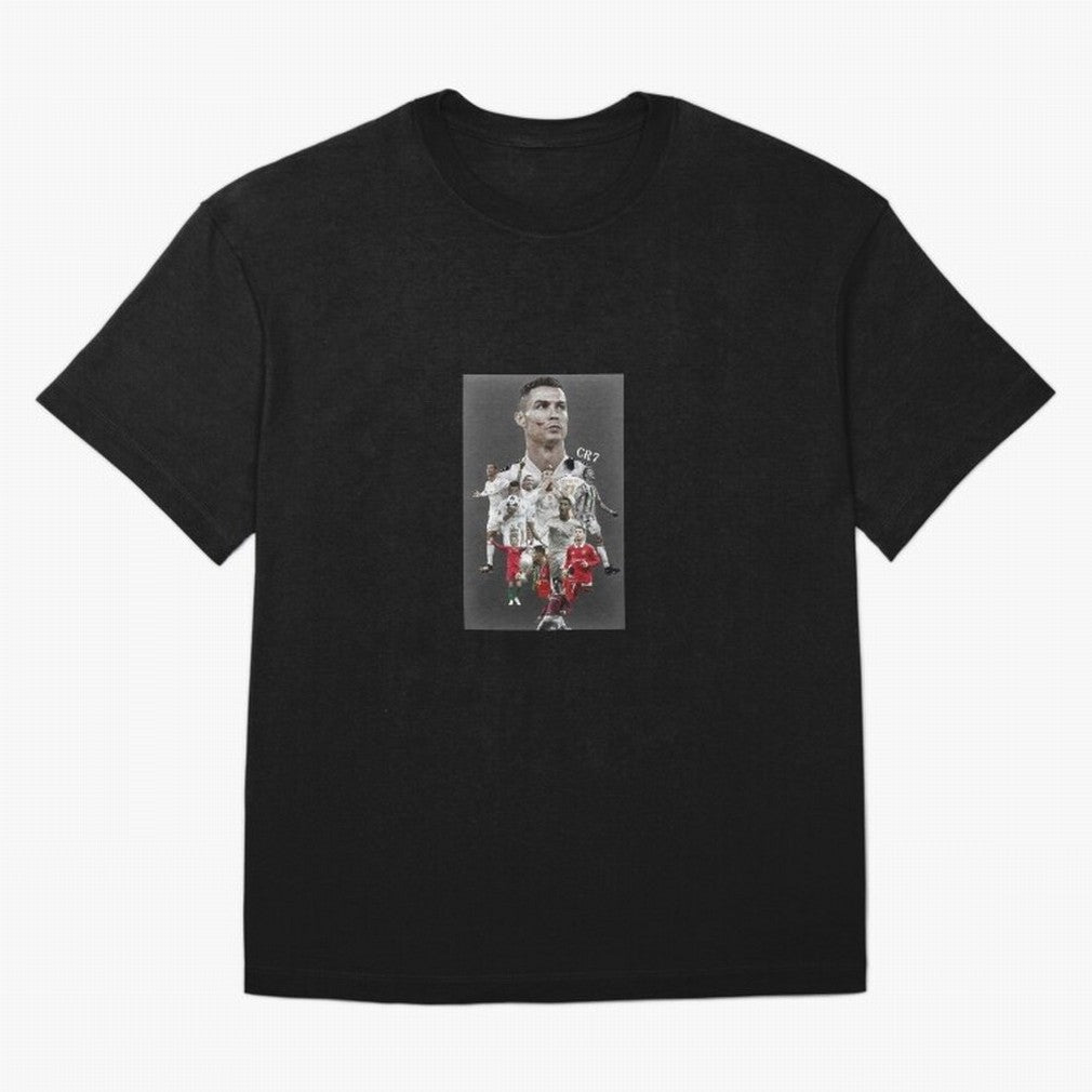 Cristiano Ronaldo Oversized T-Shirt Celebrate Global Passion for Global Football Passion for FIFA World Cup 2026 Group Stage, with Neymar, Haaland and Cristiano Ronaldo, Portugal, Classic Soccer Heritage, Championship Pressure, Fan Loyalty and