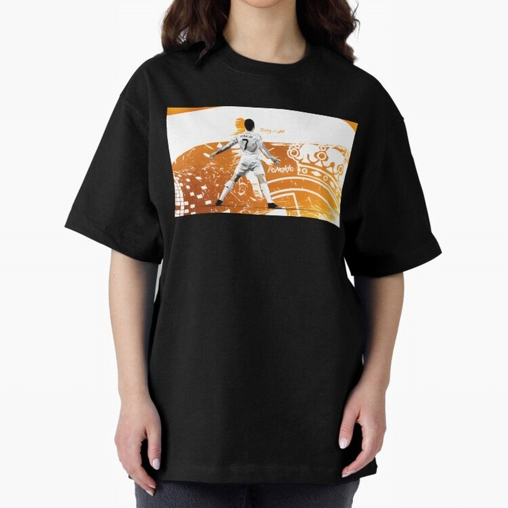 Cristiano Ronaldo Oversized T-Shirt Join the Global Buzz around FIFA World Cup 2026 Spirit, with Germany, Messi, Match Day Excitement, Supporter Culture, Golden Goals and Global Football Passion; Made for Die Hard Supporters, Soccer Lovers, Game