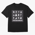 Cristiano Ronaldo Minimalism Silhouette Oversized T-Shirt Fuel Global Football Passion for FIFA World Cup 2026 USA Canada Mexico, Built around Neymar, Brazil, Portugal and Argentina, Fan Favorite Moments, National Team Passion, Big Match Drama and
