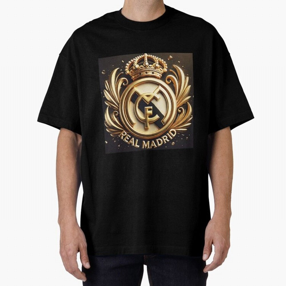 Madridistas Oversized T-Shirt Create the FIFA World Cup 2026 Journey through Cristiano Ronaldo Highlights, Argentina, France and Brazil Pride, Vintage Soccer Flavor, Modern Football Stars, National Flags and Final Night Emotion; Made for Die Hard