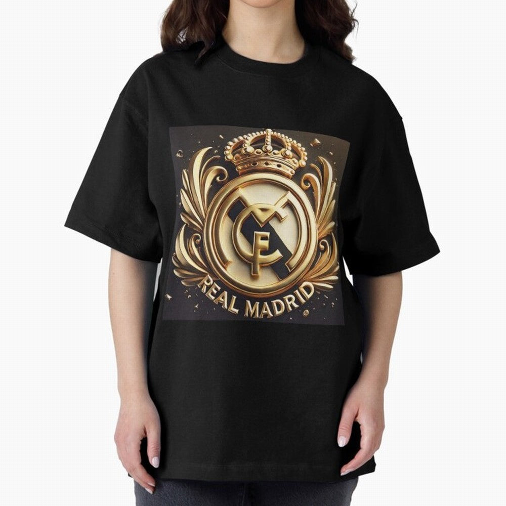 Madridistas Oversized T-Shirt Create the FIFA World Cup 2026 Journey through Cristiano Ronaldo Highlights, Argentina, France and Brazil Pride, Vintage Soccer Flavor, Modern Football Stars, National Flags and Final Night Emotion; Made for Die Hard