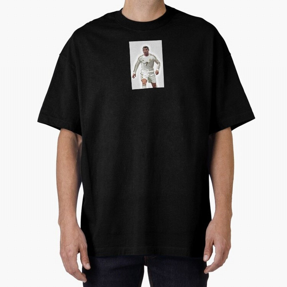 Cristiano Ronaldo Oversized T-Shirt Carry the Dream of Match Day Hype around FIFA World Cup 2026 Group Stage, CR7 and Messi, England, France and Netherlands, Worldwide Fan Energy, Dramatic Goals, Stadium Lights and Championship Celebrations; Ideal