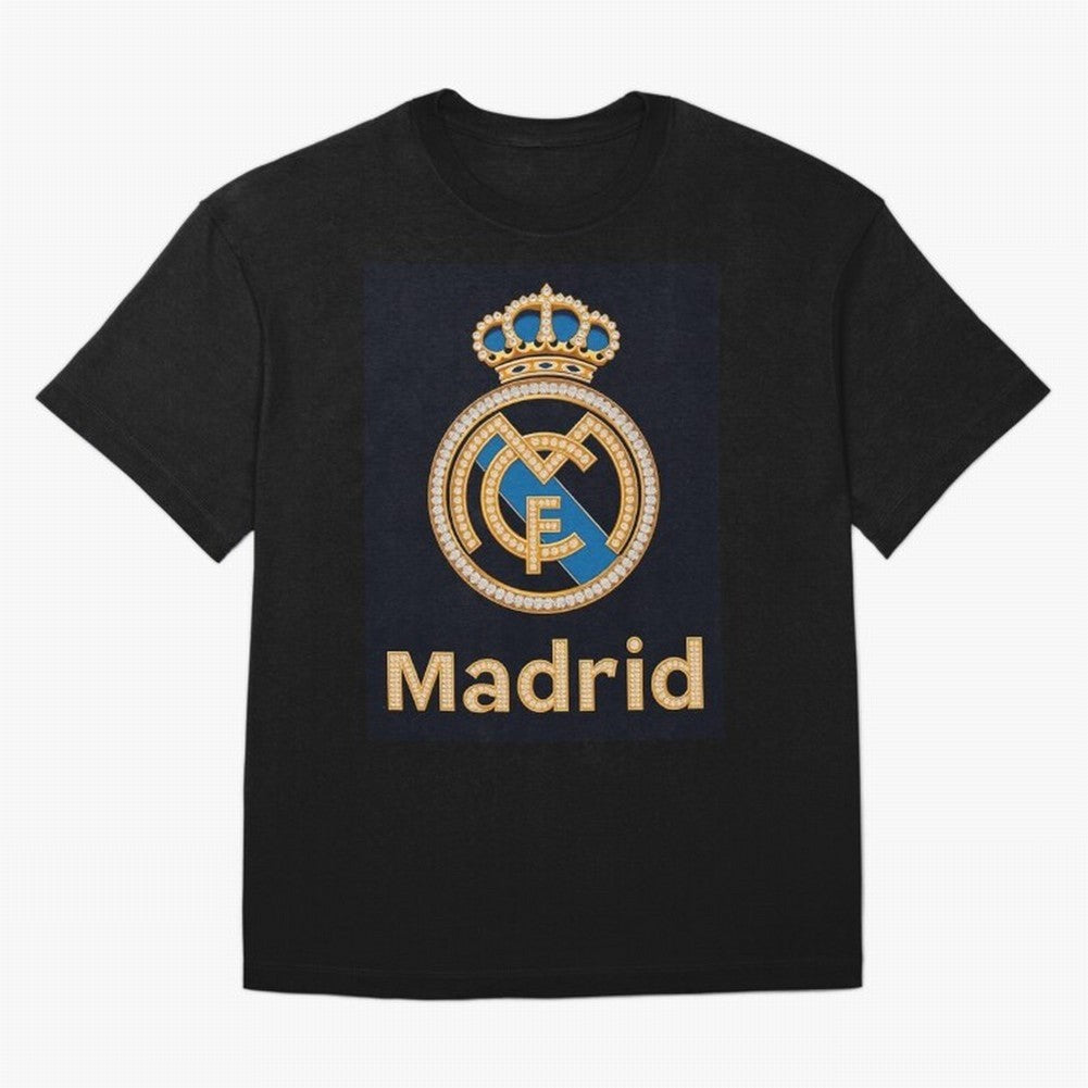 Madrid Oversized T-Shirt Join Supporters Worldwide for FIFA World Cup 2026 Spirit, Driven by Brazil, Portugal and Argentina, CR7 and Messi, Game Day Rituals, Football Legends, Country Pride and the Road to the Final; Perfect for People Who Love