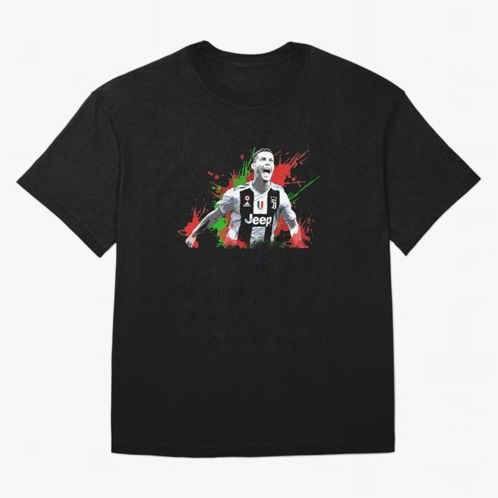 Cristiano Ronaldo Oversized T-Shirt Embrace Global Football Passion for FIFA World Cup 2026 Group Stage, Featuring Cristiano Ronaldo, Argentina, Worldwide Fan Energy, Dramatic Goals, Stadium Lights and Championship Celebrations; Great for Watch