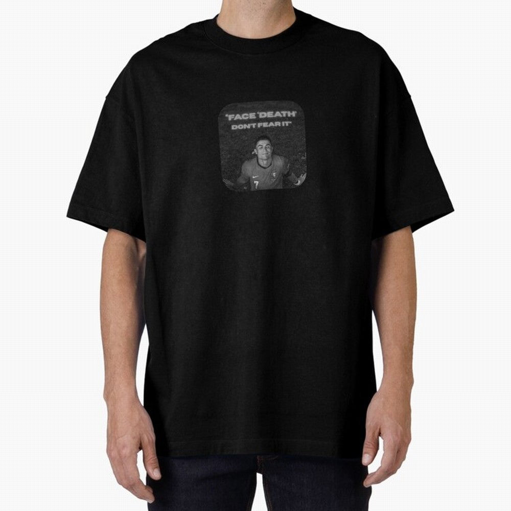 CR7 Fearless Icon Oversized T-Shirt Bring World Football Passion into FIFA World Cup 2026 USA Canada Mexico Spirit, Driven by Argentina, Mbappe and Neymar, Soccer Culture, Superstar Moments, National Team Dreams and Competitive Fire; Made for