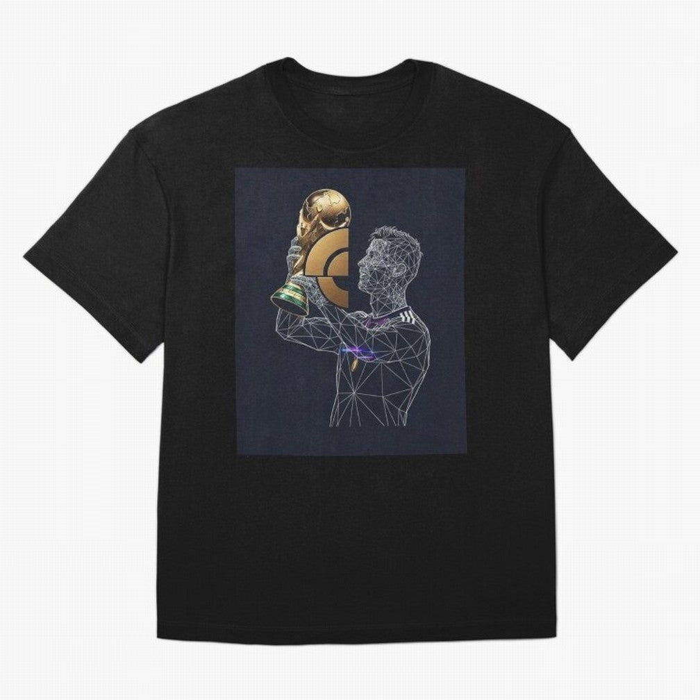 Digital Football Oversized T-Shirt Make Memories around Match Day Hype around FIFA World Cup 2026 Group Stage, Messi, France, Vintage Soccer Flavor, Modern Football Stars, National Flags and Final Night Emotion; Built for Supporters Chasing Trophy