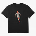 a gread celebration from the goat Oversized T-Shirt Share FIFA World Cup 2026 USA Canada Mexico Filled with Haaland and Mbappe, Argentina and Brazil Energy, Football Festival Excitement, Trophy Ambitions, Country Rivalries and Star Player Buzz;