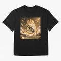 Madridistas Oversized T-Shirt Celebrate Unforgettable Nights in Global Football Passion for FIFA World Cup 2026 USA Canada Mexico, Celebrating Messi, CR7 and Mbappe, England and Germany, Championship Spirit, Famous Goals, Roaring Crowds and