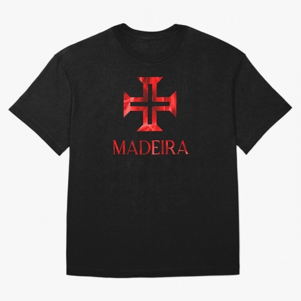 Madeira flames Oversized T-Shirt Unlock Match Day Hype around FIFA World Cup 2026 USA Canada Mexico, Mbappe and Neymar, Spain and Netherlands, Champion Mindset, Group Stage Buzz, Knockout Tension and Passionate Fan Culture; Made for Die Hard