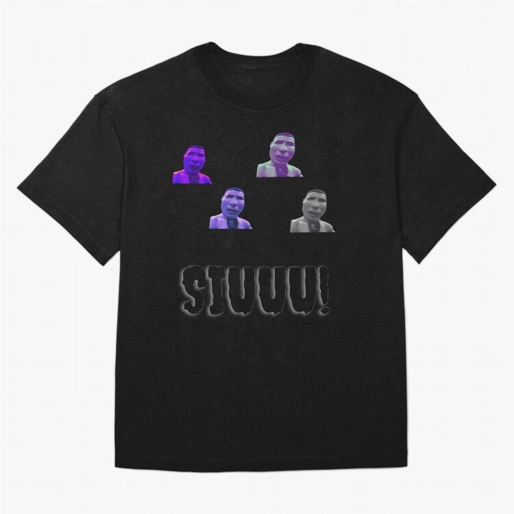 siuuu funny cr7 stickers 2022 Oversized T-Shirt Enjoy FIFA World Cup 2026 Group Stage for Fans of Haaland and Mbappe and Germany, Bringing Worldwide Fan Energy, Dramatic Goals, Stadium Lights and Championship Celebrations; Perfect for People Who