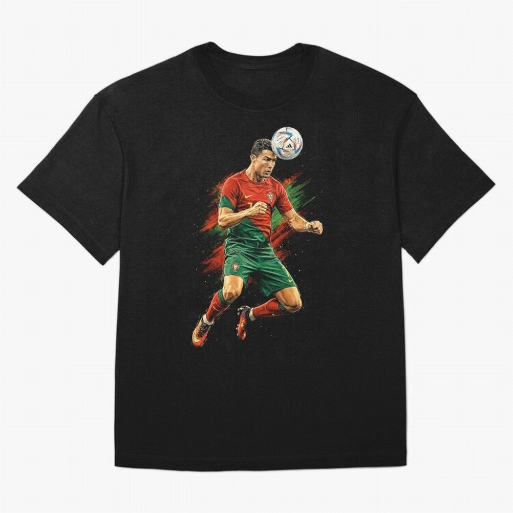Cristiano Ronaldo Football Legend Oversized T-Shirt Show Match Day Excitement for Global Football Passion for FIFA World Cup 2026, Made for CR7, Argentina, France and Brazil, Match Day Excitement, Supporter Culture, Golden Goals and Global Football