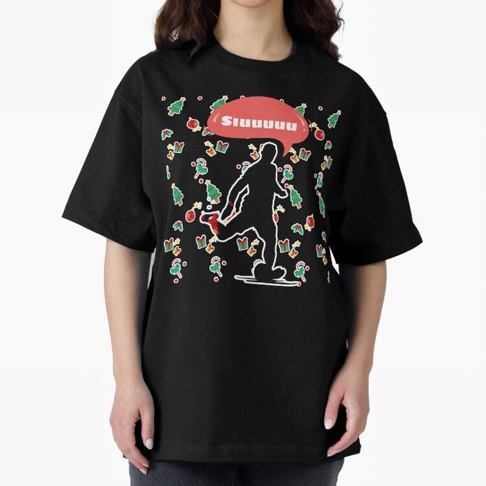 Christmas siuuu CR7 goal Oversized T-Shirt Show Your Love for Global Football Passion for FIFA World Cup 2026, Driven by CR7 and Messi, England, Football Festival Excitement, Trophy Ambitions, Country Rivalries and Star Player Buzz; Great for Watch