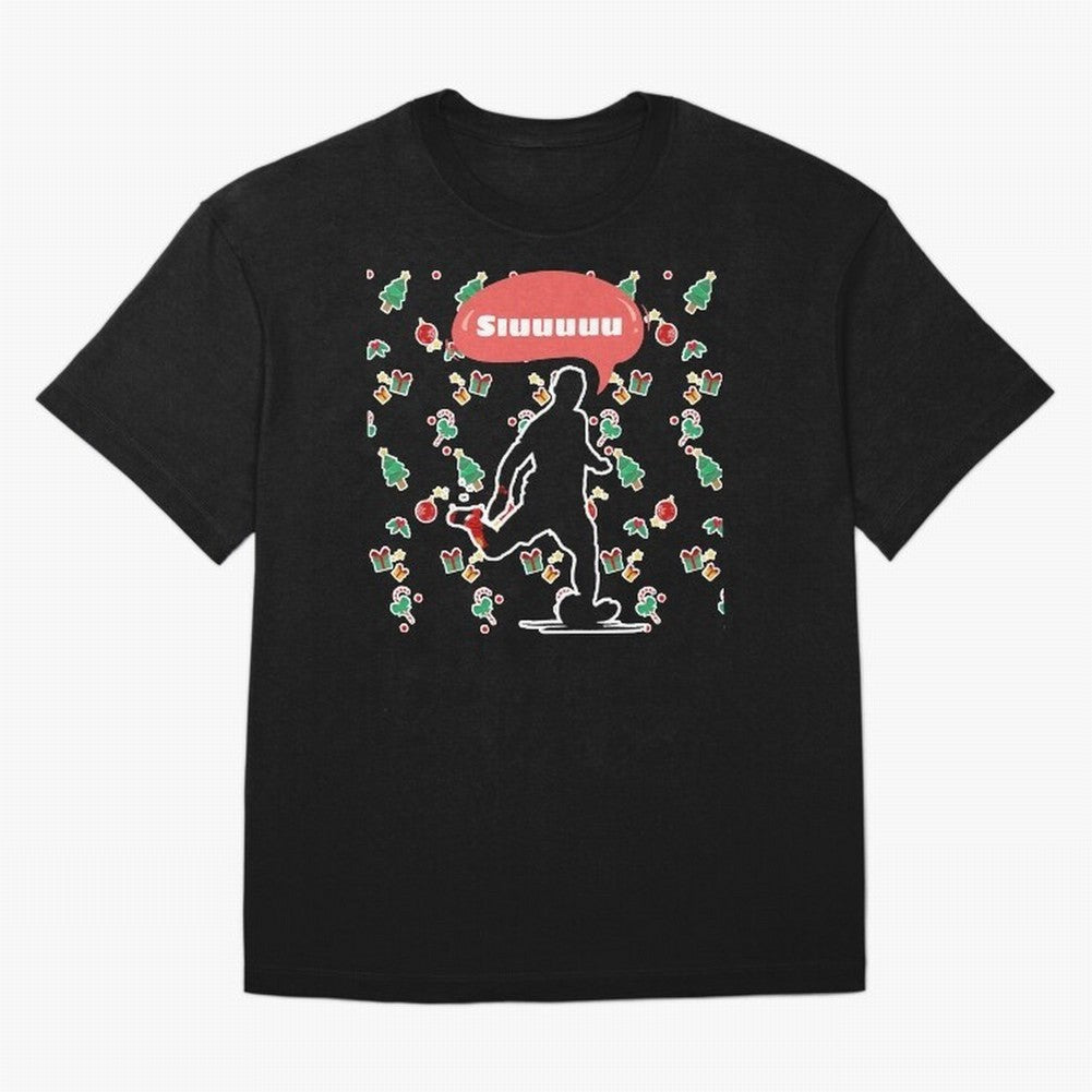 Christmas siuuu CR7 goal Oversized T-Shirt Show Your Love for Global Football Passion for FIFA World Cup 2026, Driven by CR7 and Messi, England, Football Festival Excitement, Trophy Ambitions, Country Rivalries and Star Player Buzz; Great for Watch