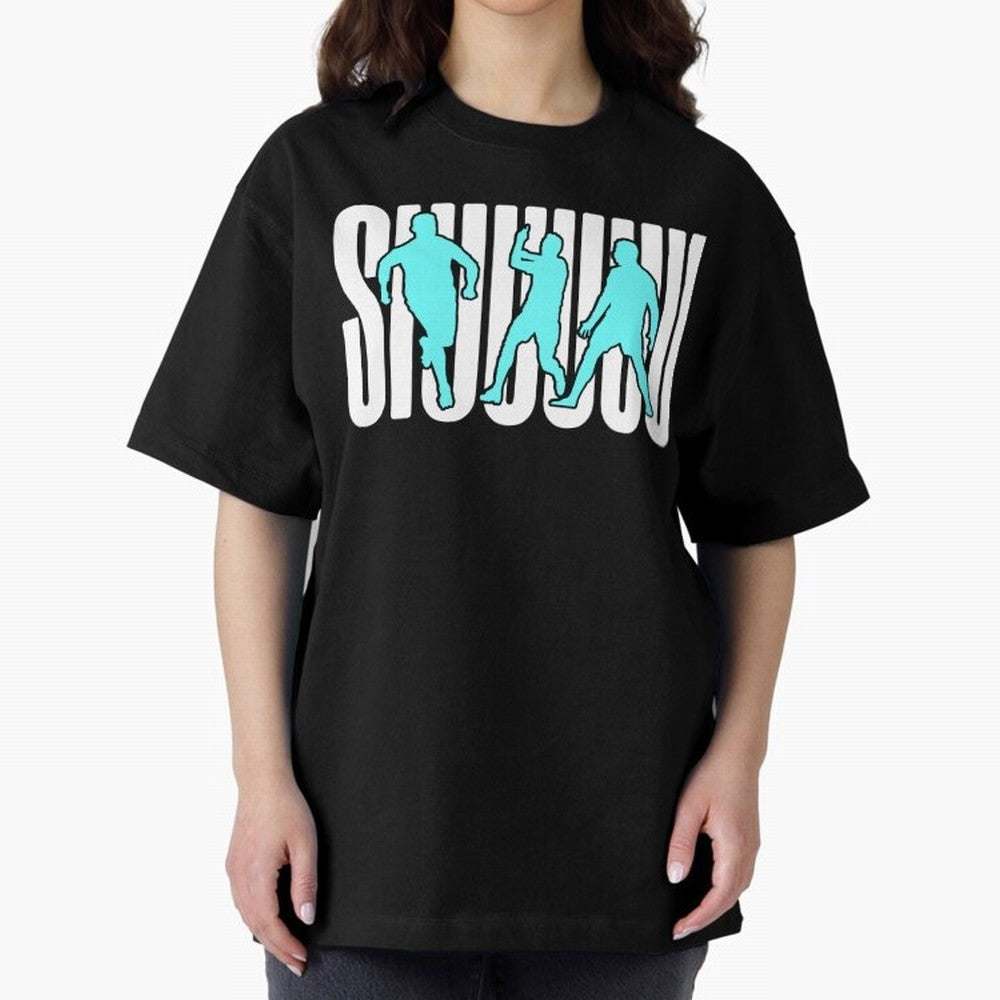 Siuuu Cristiano ronaldo suiii goal Oversized T-Shirt Embrace FIFA World Cup 2026 USA Canada Mexico Spirit, Highlighting Portugal, Spain and Germany, Mbappe, Football Passion, Legendary Performances, Festival Vibes and Supporter Community; Perfect