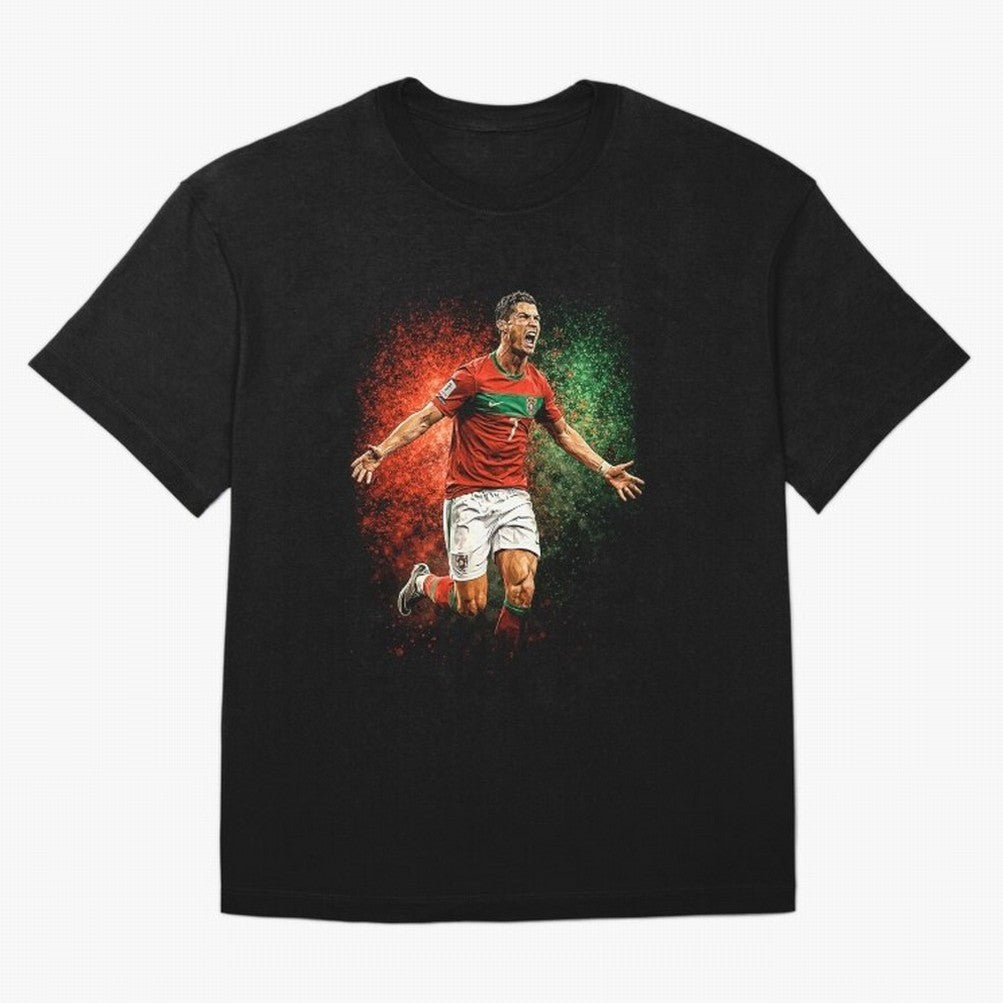 Cristiano Ronaldo Football Legend Oversized T-Shirt Make Game Day About FIFA World Cup 2026 Group Stage Spirit, Driven by Spain, Messi and Cristiano Ronaldo, Stadium Memories, Football Loyalty, International Chants and Championship Tradition;