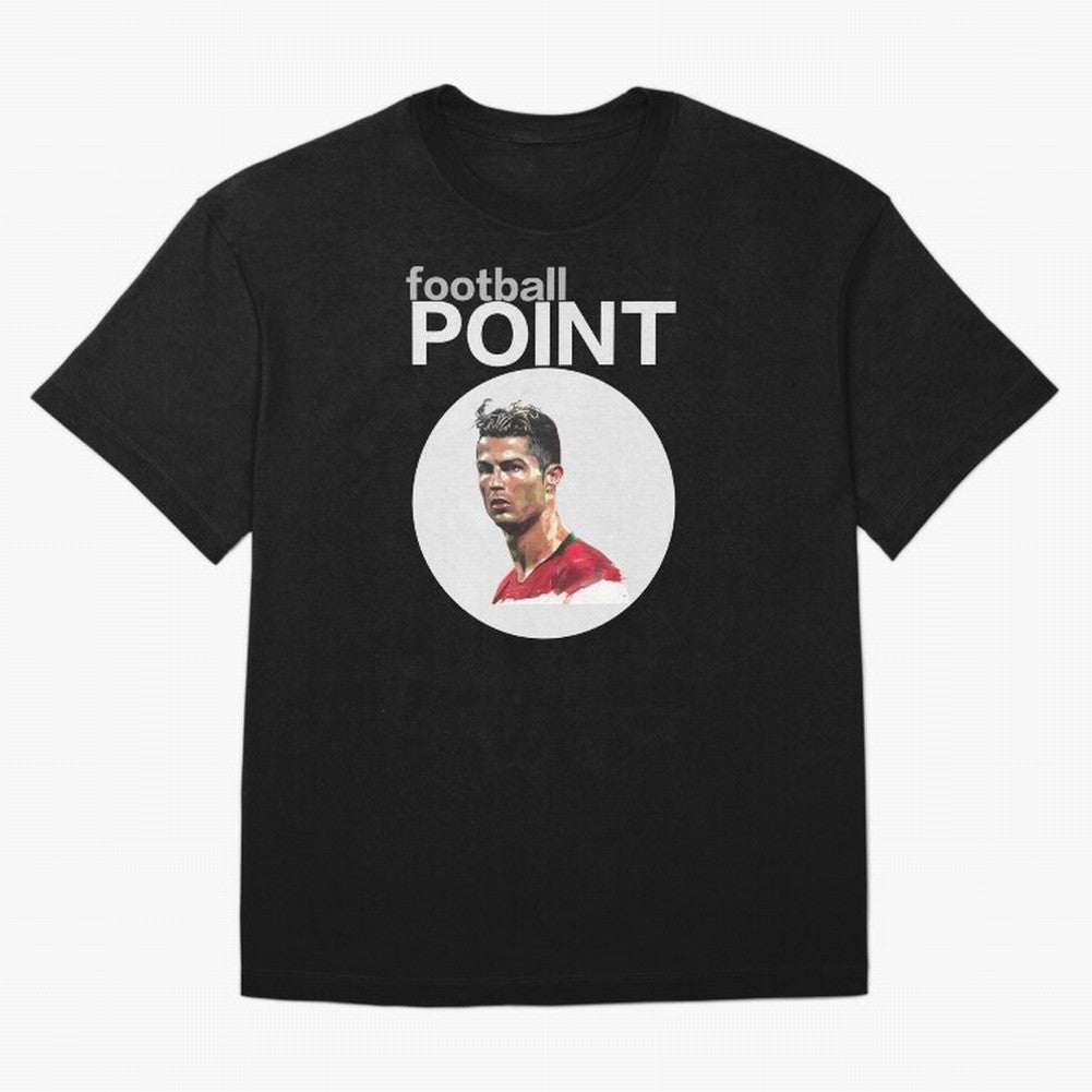 football POINT Oversized T-Shirt Create Global Football Passion for FIFA World Cup 2026 USA Canada Mexico, Featuring CR7, England, France and Netherlands, Tournament Hype, Historic Matchups, Family Viewing Parties and Global Sports Pride; Made for
