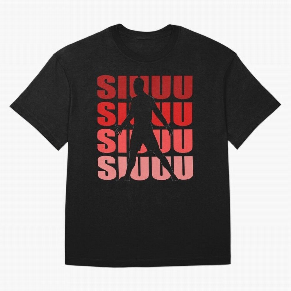 cristiano ronaldo siuuu Oversized T-Shirt Feel the Heartbeat of the FIFA World Cup 2026 Journey through Messi Highlights, Germany Pride, Championship Spirit, Famous Goals, Roaring Crowds and International Football Unity; Ideal for Football Dads,