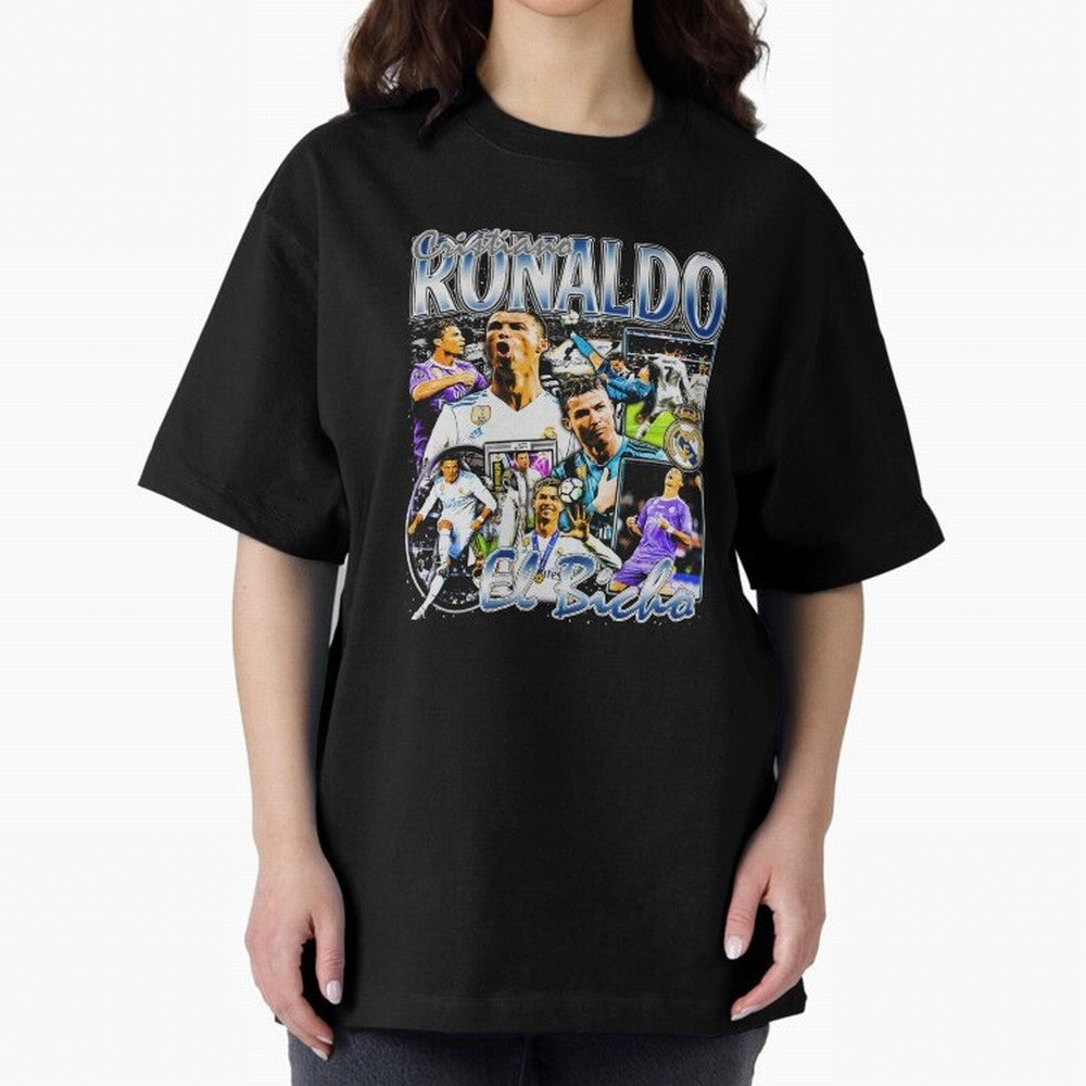 Cristiano Ronaldo El Bicho Oversized T-Shirt Bring Stadium Energy to FIFA World Cup 2026 Inspired by Neymar, Haaland and Cristiano Ronaldo, England, France and Netherlands Energy, Champion Mindset, Group Stage Buzz, Knockout Tension and Passionate