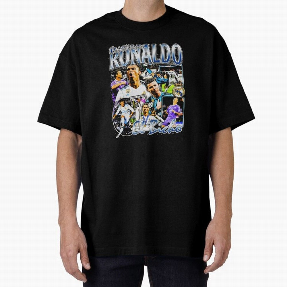 Cristiano Ronaldo El Bicho Oversized T-Shirt Bring Stadium Energy to FIFA World Cup 2026 Inspired by Neymar, Haaland and Cristiano Ronaldo, England, France and Netherlands Energy, Champion Mindset, Group Stage Buzz, Knockout Tension and Passionate