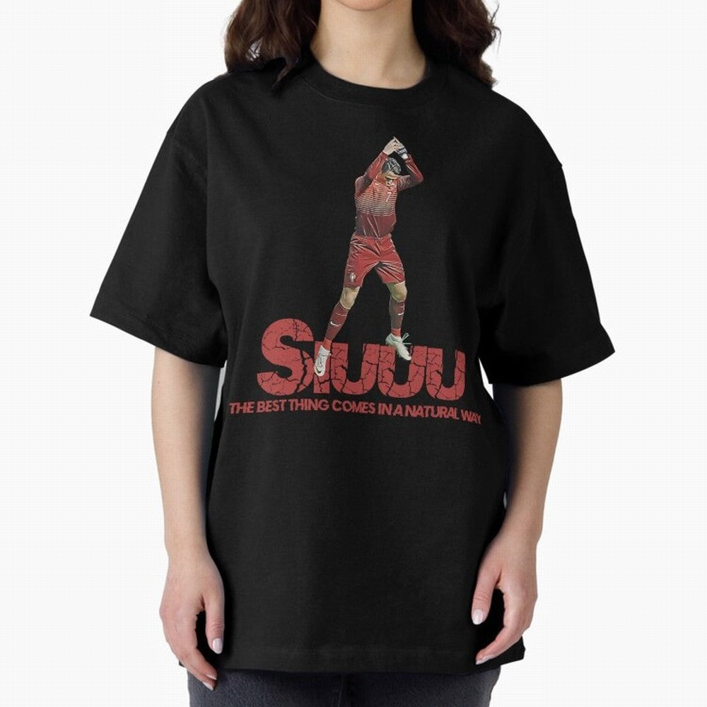 Cr7 Ronaldo Siuuu Oversized T-Shirt Show Your Tournament Heart for FIFA World Cup 2026 Group Stage for Fans of Mbappe and Neymar and Portugal, Spain and Germany, Bringing Fan Favorite Moments, National Team Passion, Big Match Drama and Soccer