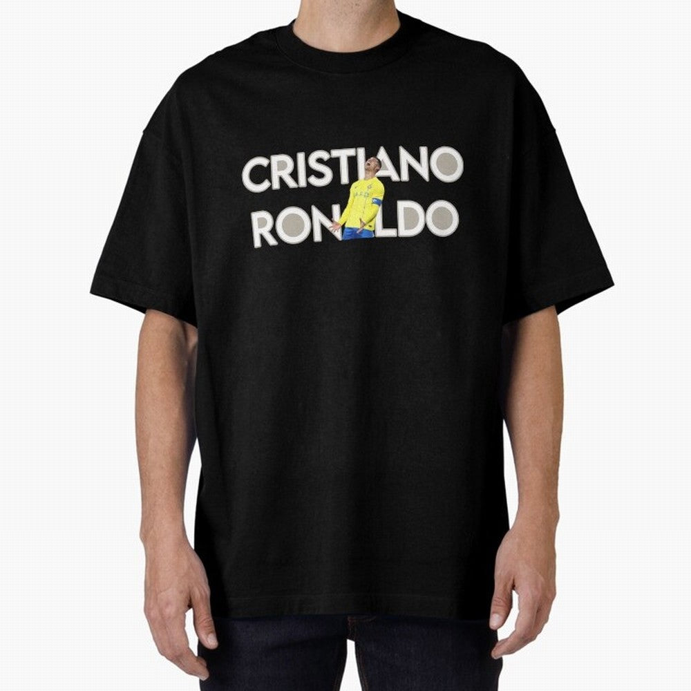 Cristiano Ronaldo Oversized T-Shirt Showcase the FIFA World Cup 2026 USA Canada Mexico Journey through CR7 and Messi Highlights, Germany Pride, Football Passion, Legendary Performances, Festival Vibes and Supporter Community; Created for Match Day
